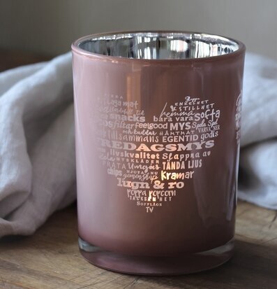 Ljuslykta Fredagsmys Hjärtat Rosa Majas Cottage Lyktor Endless Light Ljuslyktor