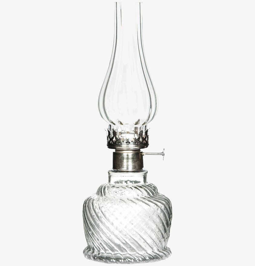 Ljuslykta Värmeljus Klar/Rand Silver från A Lot Decoration