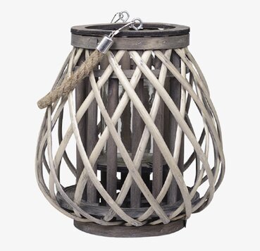 Lanterna Flätad Pil Liten från Chic Antique i flätad pil