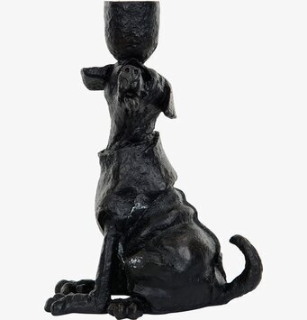 Bild av charmig ljusstake formad som en hund