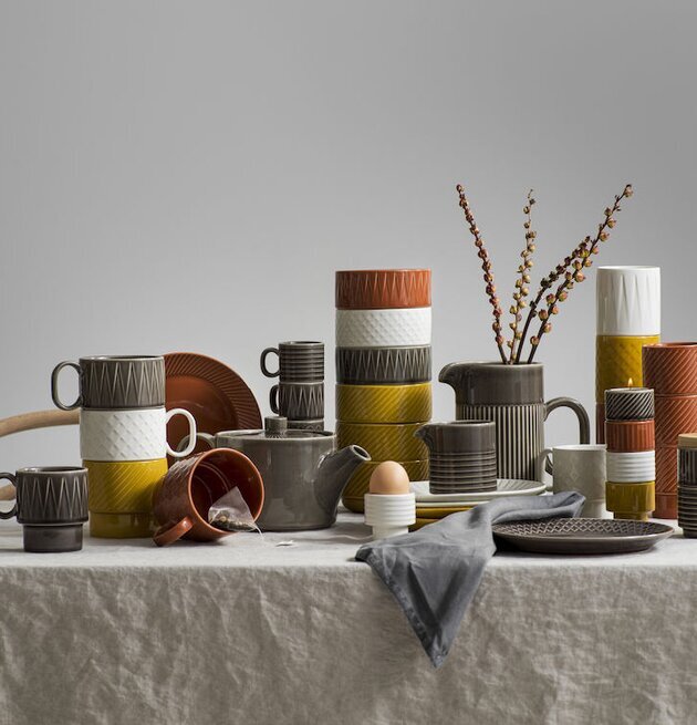 Ljuskopp/Äggkopp Coffee & More Terrakotta från Sagaform