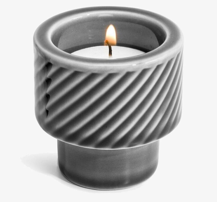 Ljuskopp/Äggkopp Coffee & More Grå från Sagaform