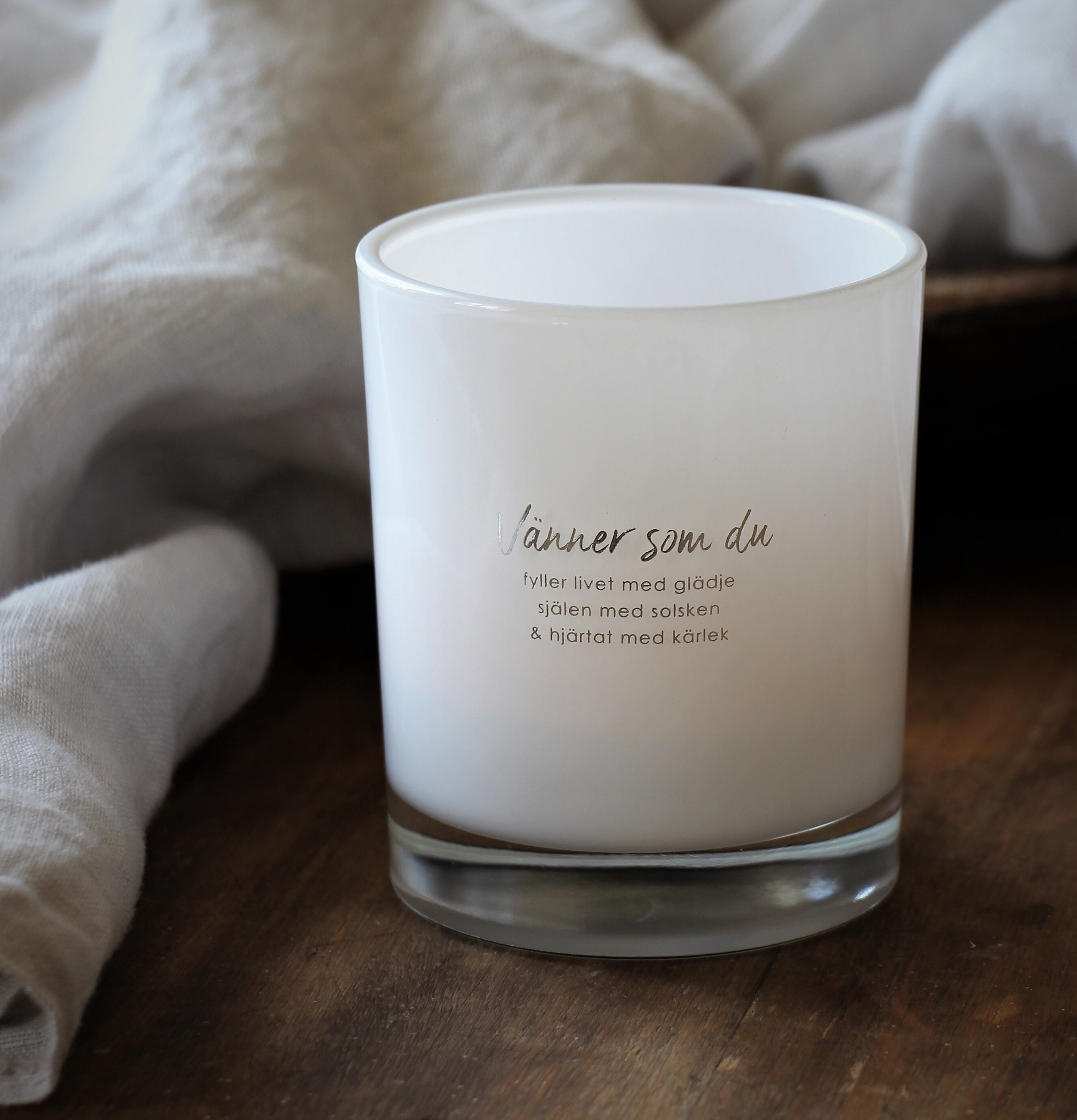 Ljuslykta Vänner Som Du Inkl Gåvobox från Majas Cottage