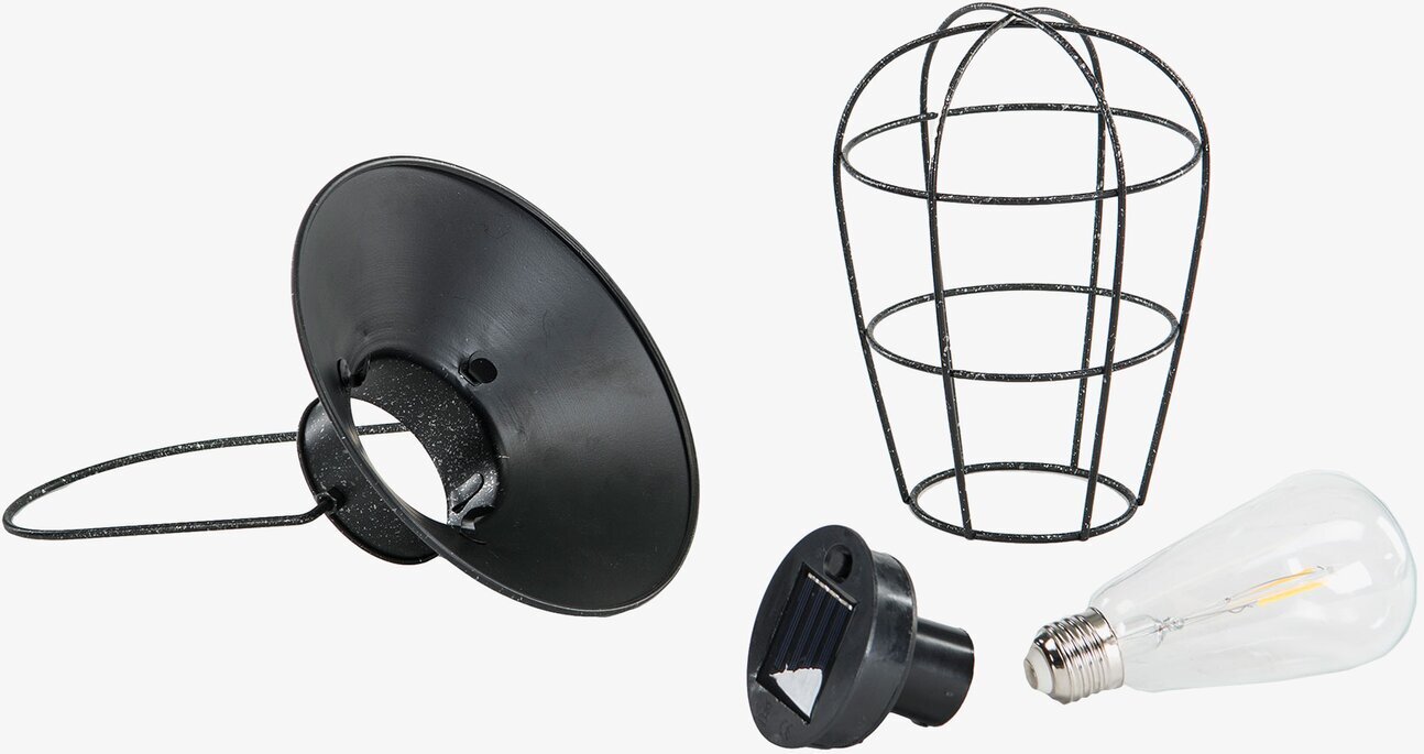 Lampa Solcell LED Fot Rund från A Lot Decoration