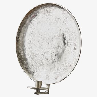 Bild av elegant väggljushållare med silverfinish