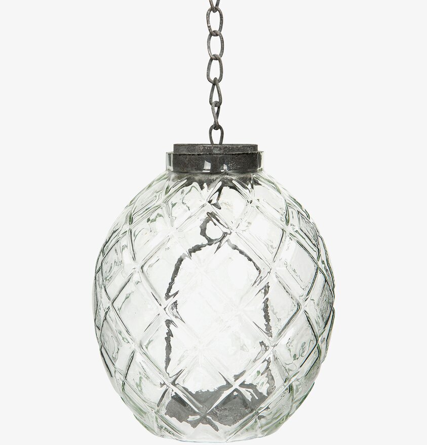 Glaslykta Haley Kedja från A Lot Decoration i klarglas