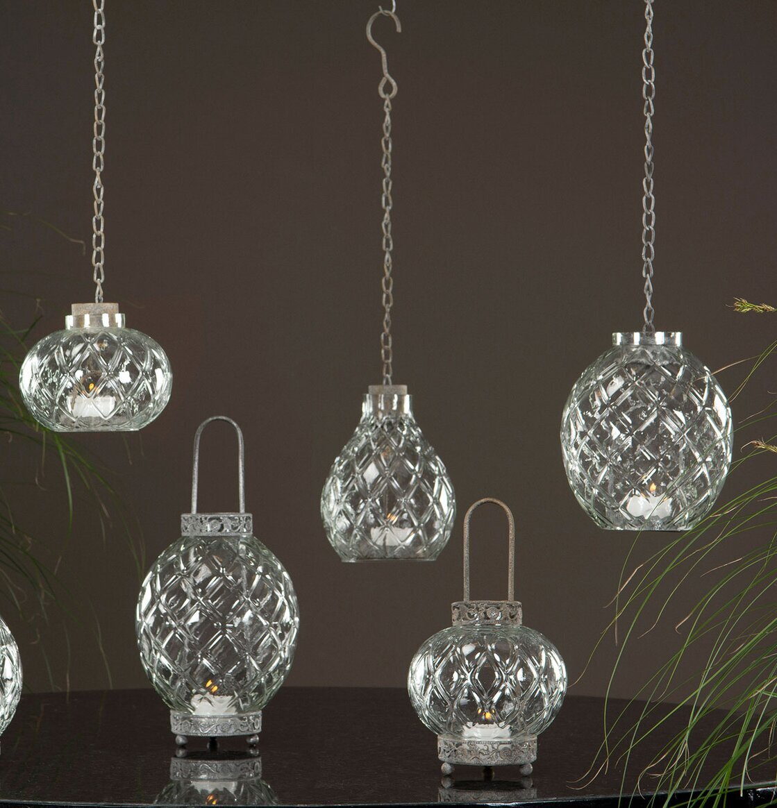 Glaslykta Haley Kedja från A Lot Decoration i olika miljöer