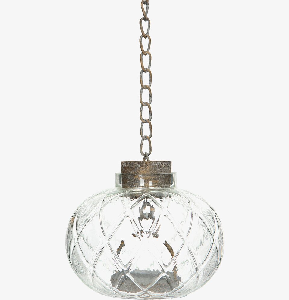 Glaslykta Luna Kedja från A Lot Decoration på vit bakgrund