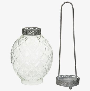 Glaslykta Haley från A Lot Decoration med metall och glas