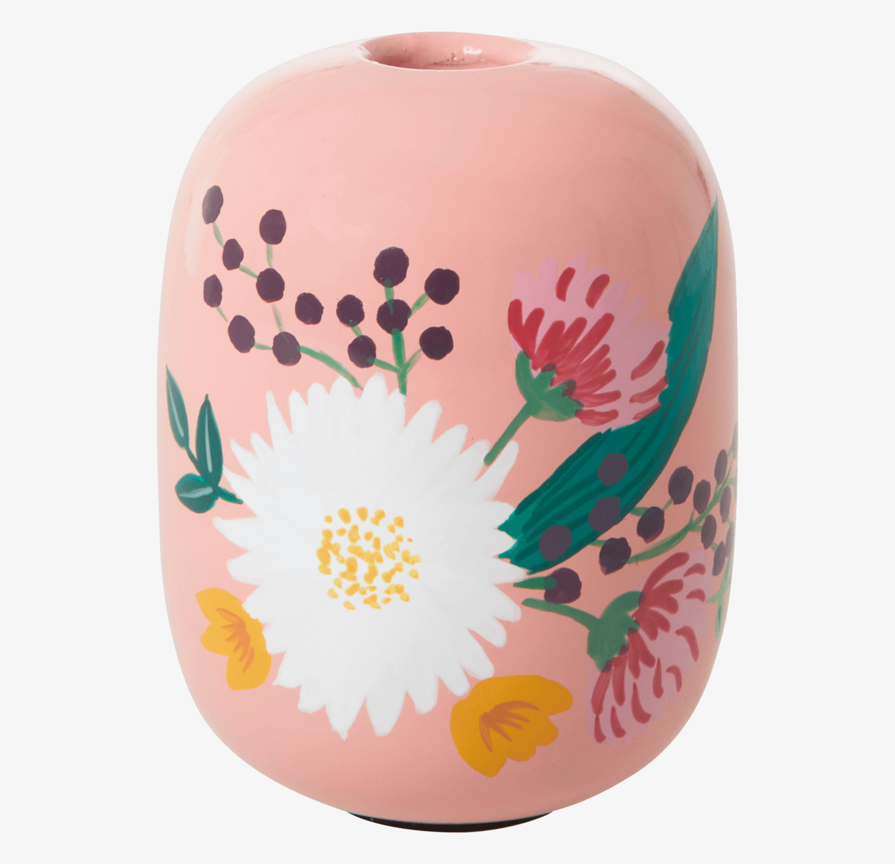 Ljushållare Apricot Large från Rice med blommönster