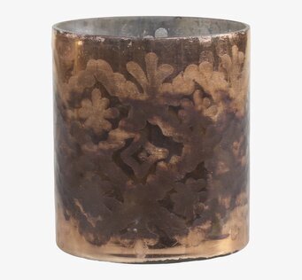 Ljuslykta Hurricane Medium Antique Mocca Chic Lyktor Endless Light Ljuslyktor