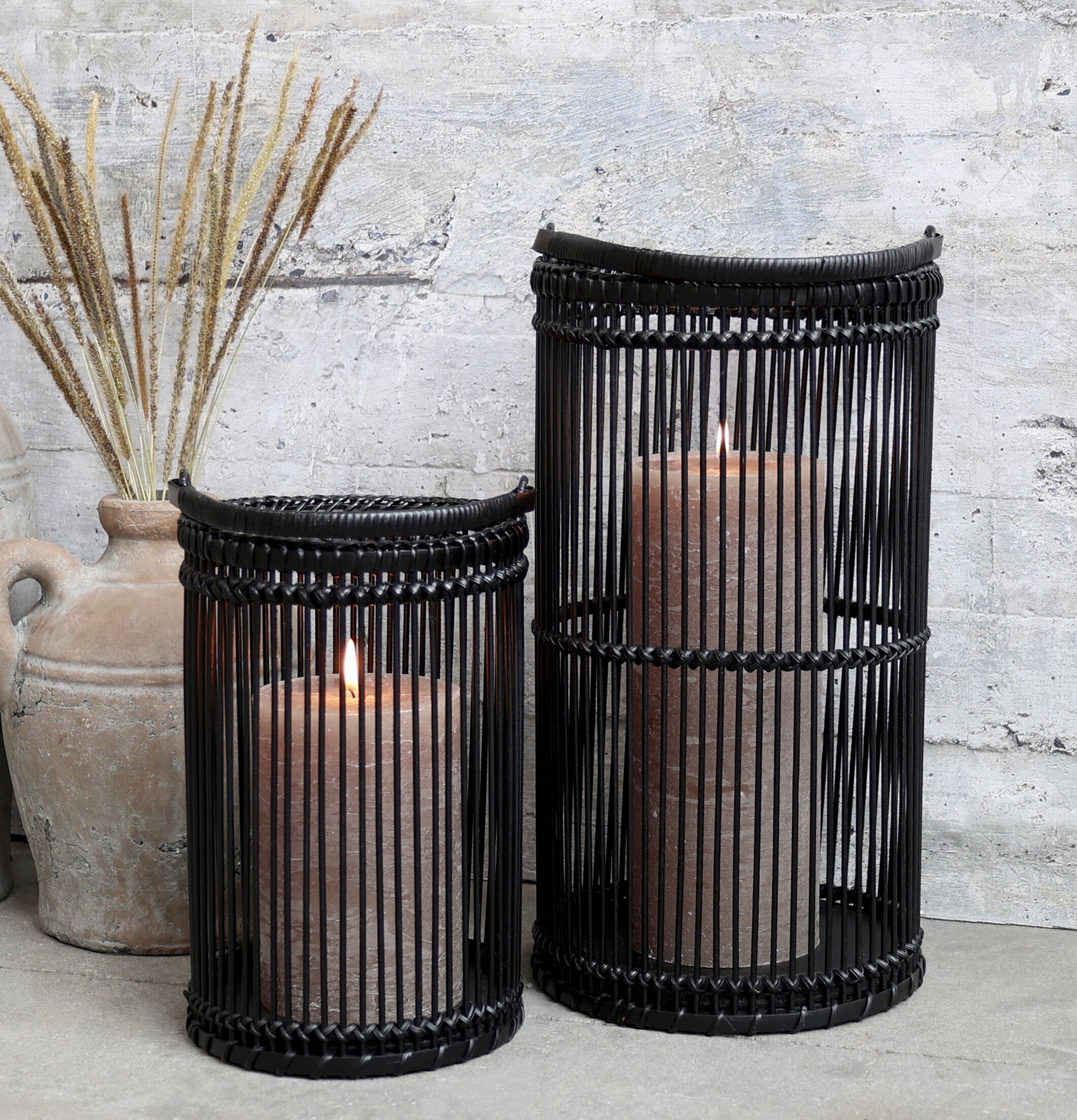 Lanterna Bambu Small från Chic Antique i rustik miljö