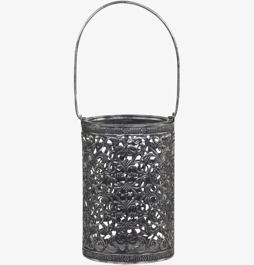 Lanterna Med Handtag Antik silver från Chic Antique