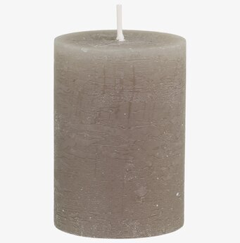 Foto av rustikt blockljus med unik textur och färg