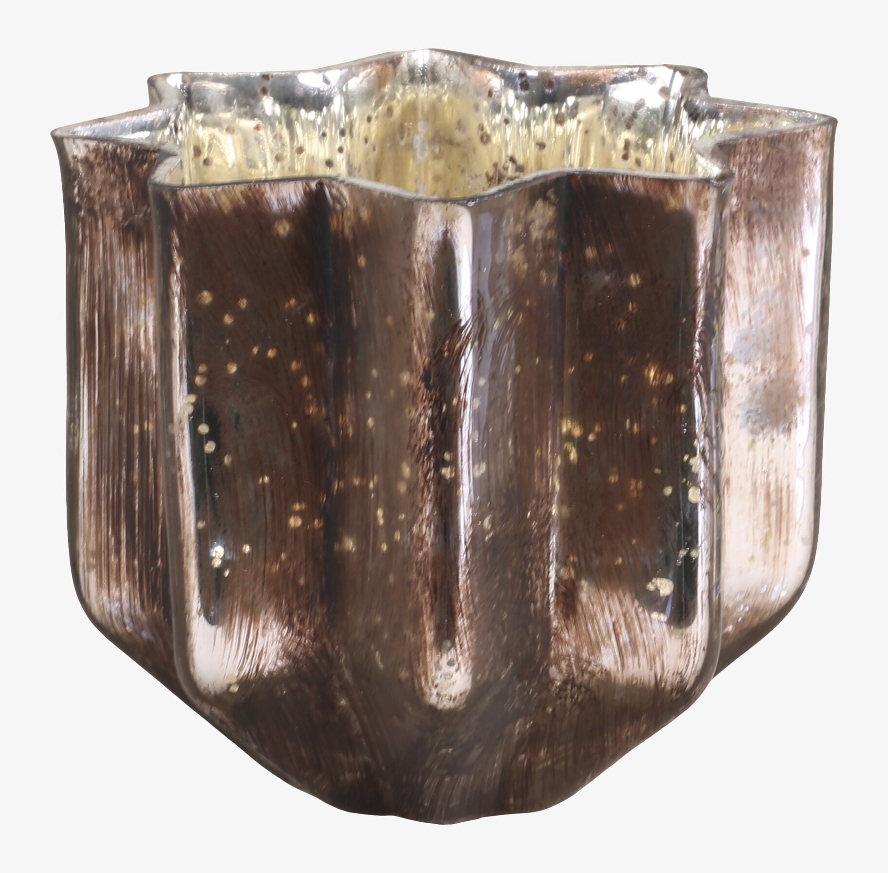 Ljuslykta Antique Mocca från Chic Antique med stjärndesign