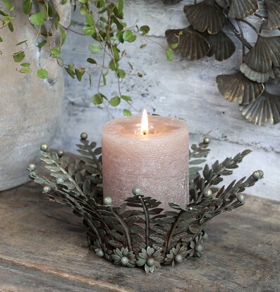 Foto av stämningsfull och naturlig ljusdekoration