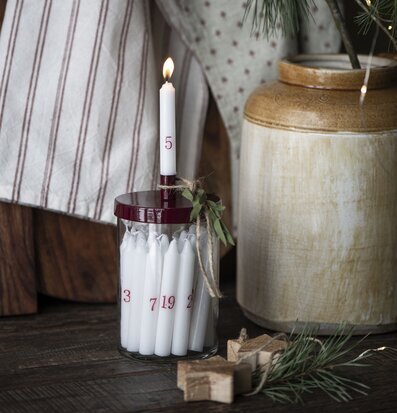 Bild av stämningsfull och inbjudande vinterdekoration