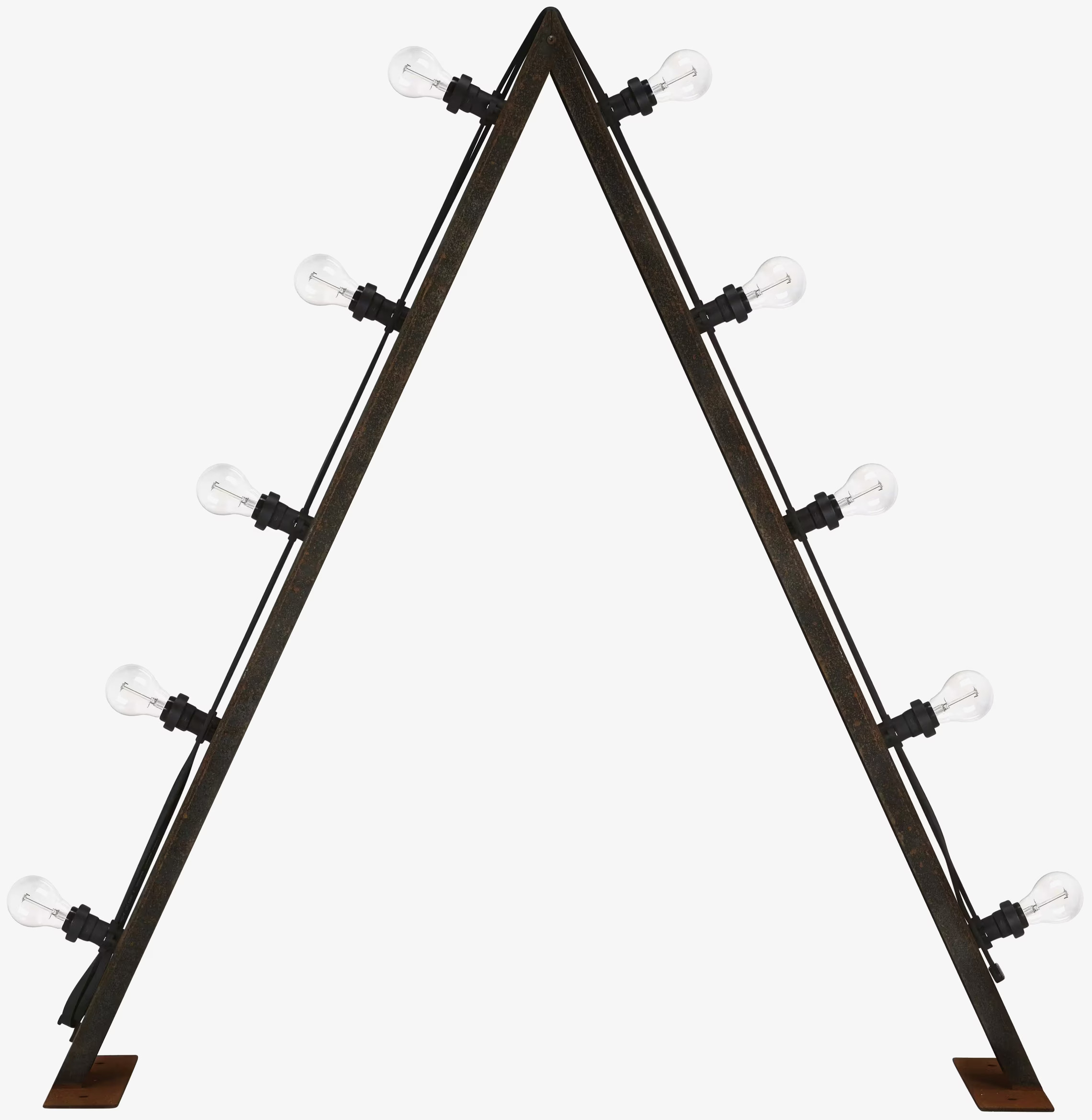 Ljusstake Bright Clear från PR Home i triangulär metallform