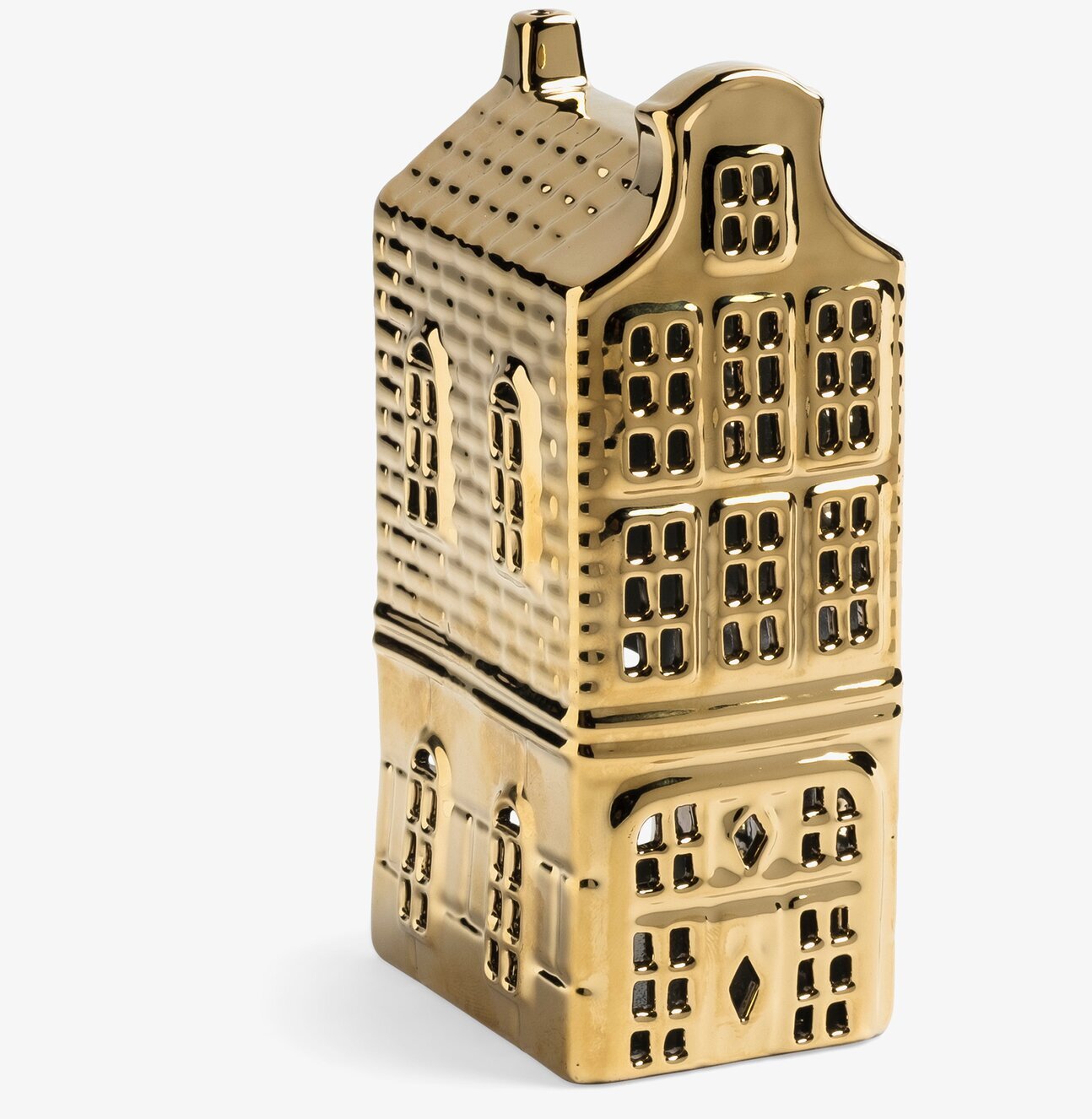 Ljuslykta Canal House Guld #33 från K Amsterdam i guld