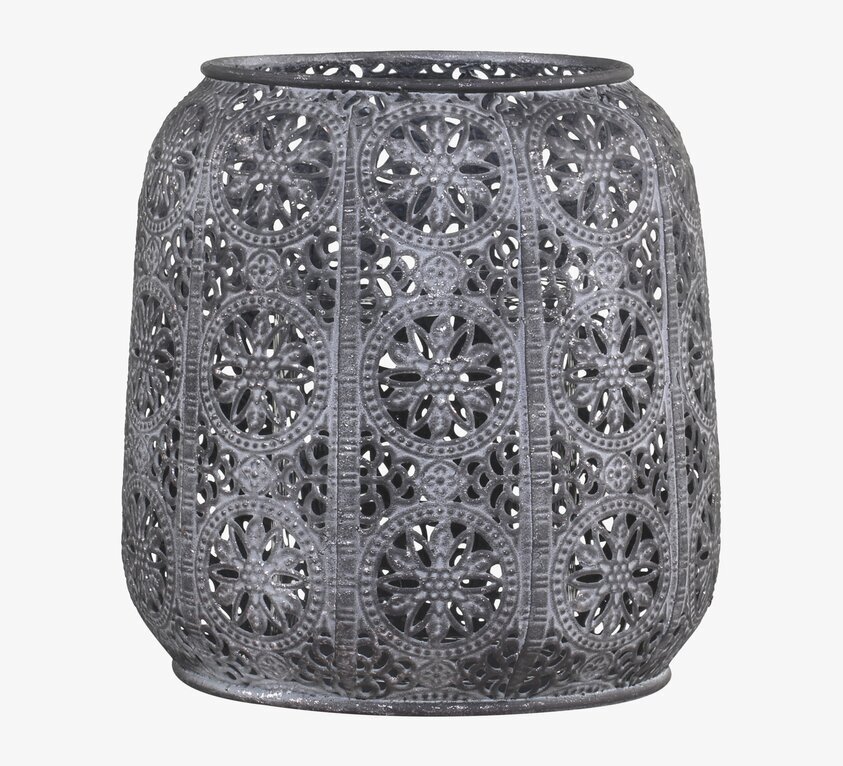 Ljuslykta Hurricane Antique Zink från Chic Antique