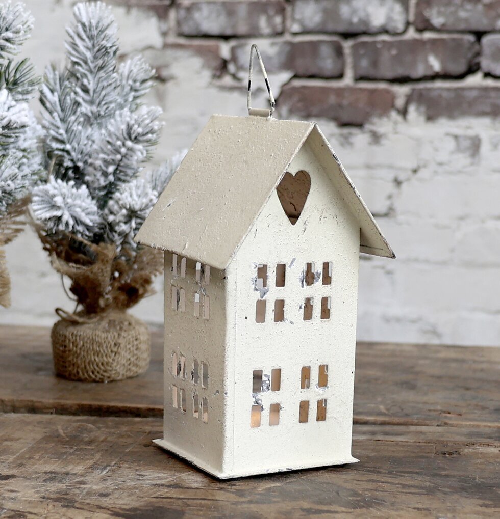 Ljuslykta Hus #1 Antique Creme från Chic Antique i fokus