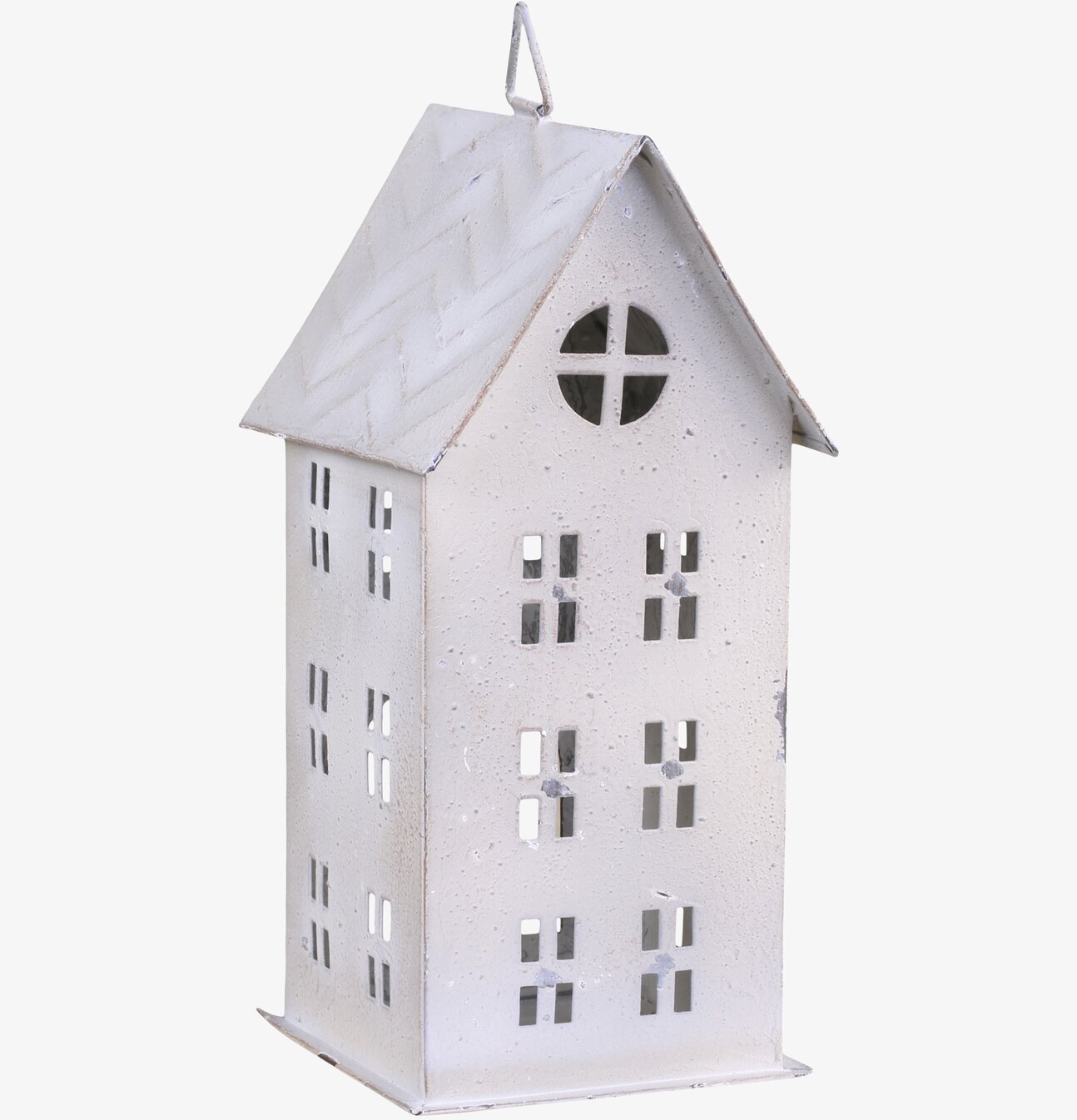 Ljuslykta Hus #5 Antique Creme från Chic Antique