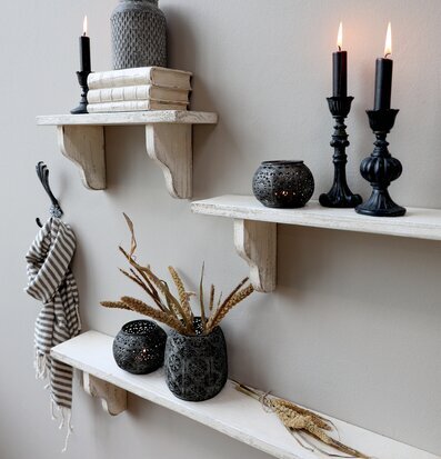 Ljuslykta Antique Zink Liten från Chic Antique på hylla