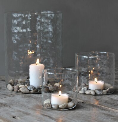 Ljuslykta Hamra 10x10Cm från Majas Cottage på träyta