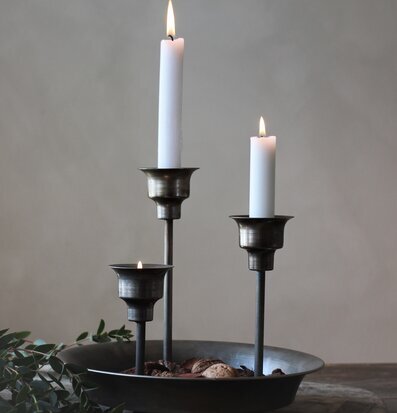 Foto av ljushållare med harmonisk och varm design