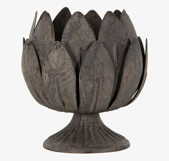 Lykta Blom Metall från A Lot Decoration, rustik blomdesign