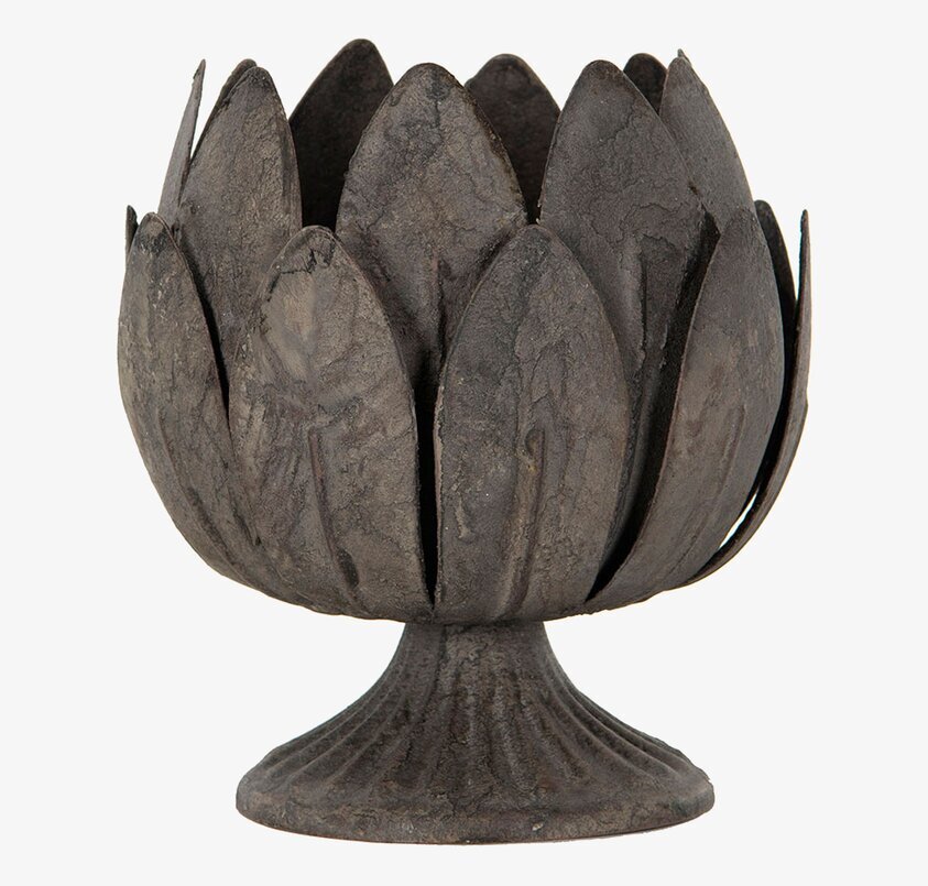 Lykta Blom Metall från A Lot Decoration, rustik blomdesign