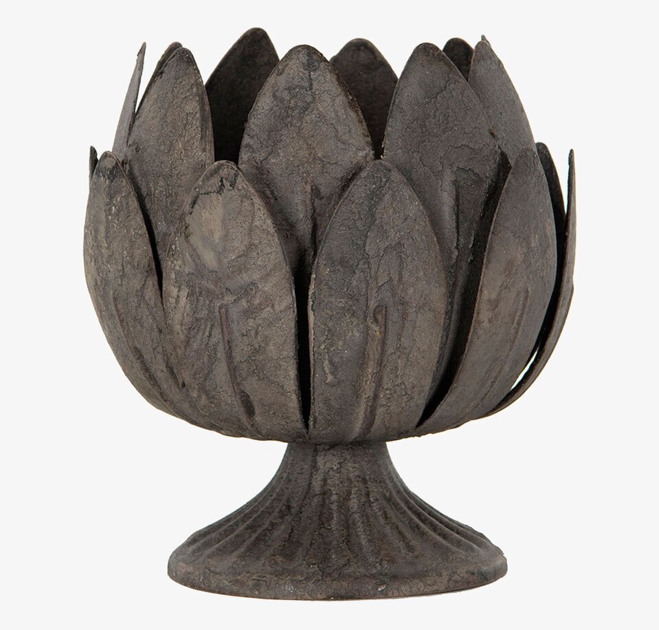 Lykta Blom Metall från A Lot Decoration, rustik blomdesign