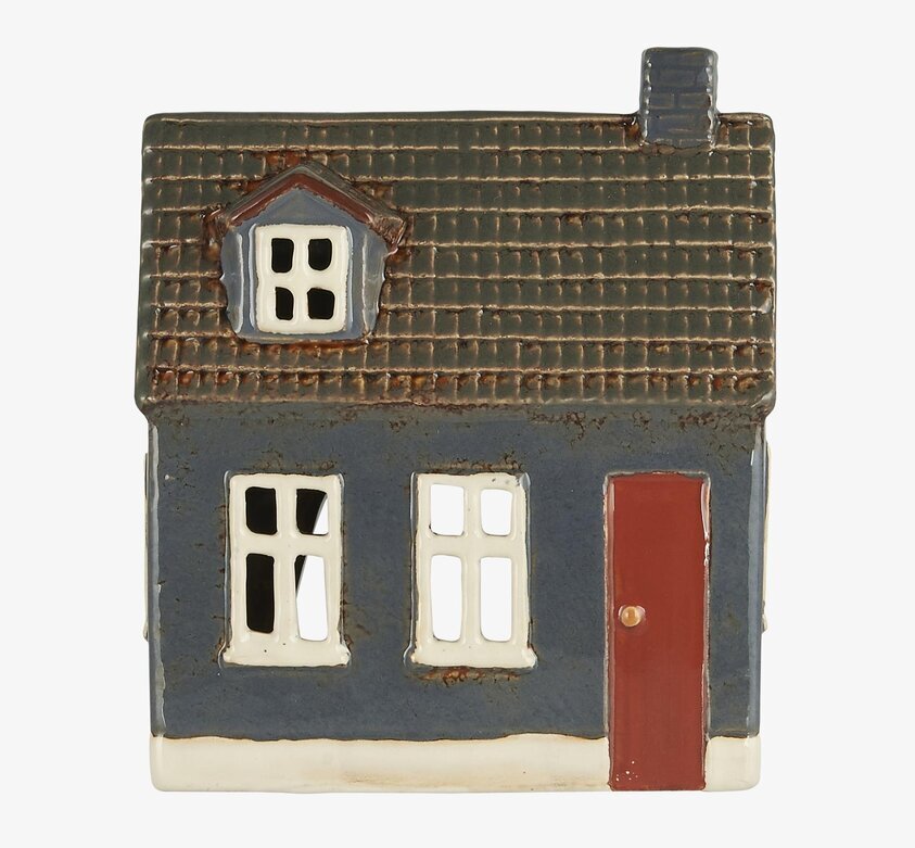Ljuslykta My Home Town #5 från IB Laursen, keramik hus