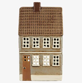 Ljuslykta My Home Town #6 från IB Laursen, keramik, grå