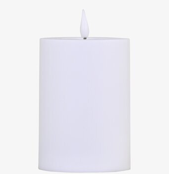 Bild av vit LED-lykta för utomhusbruk, stilren design