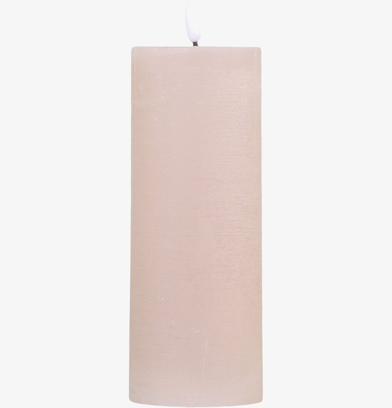 Blockljus LED Dimmrosa H20 från Chic Antique på ren bakgrund