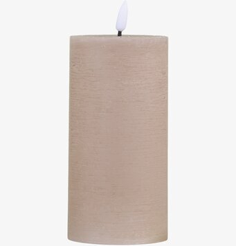 Foto av stilrent LED-ljus med linne-textur