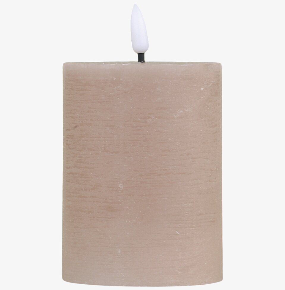 Blockljus LED Linne H10 från Chic Antique på enkel bakgrund
