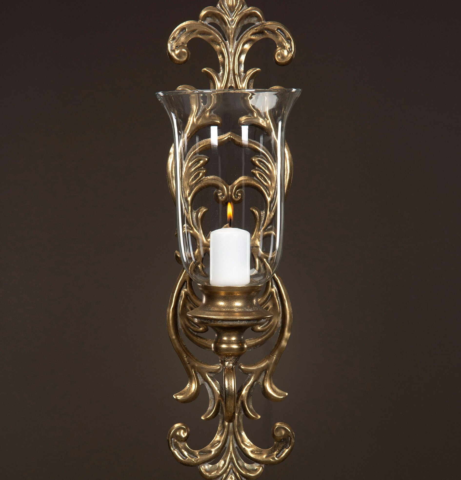 Ljushållare Vägg Guldbrun från A Lot Decoration i metall