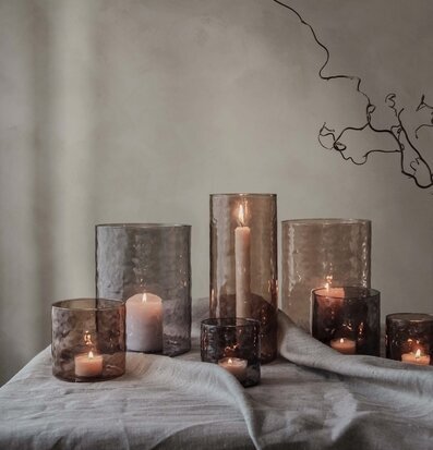 Ljuslykta Hamra Chestnut 15x20 Cm från Majas Cottage