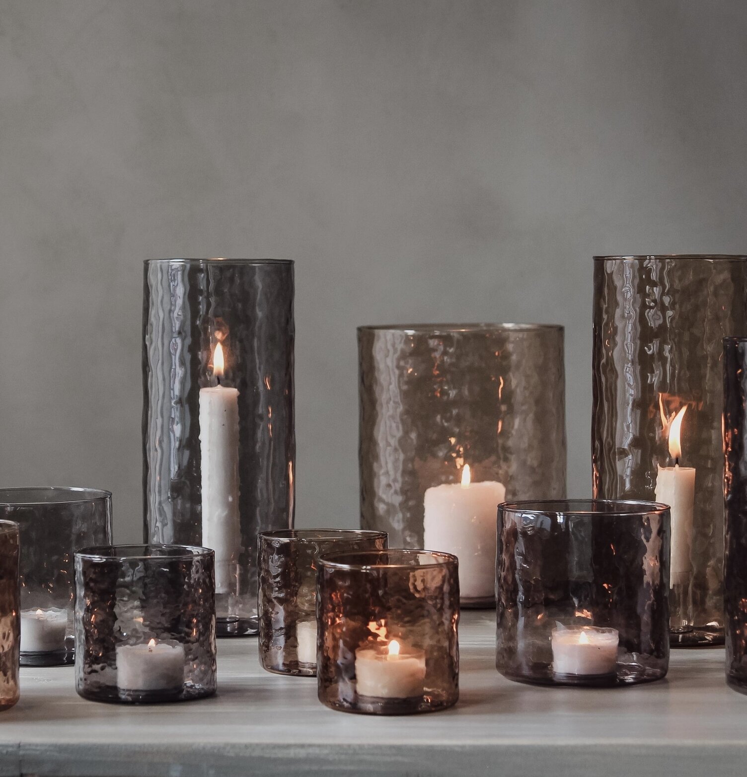 Ljuslykta Hamra Chestnut 15x20 Cm från Majas Cottage