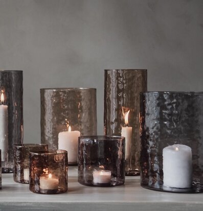 Ljuslykta Hamra Chestnut 10x25 Cm från Majas Cottage