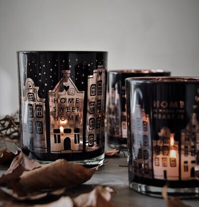 Ljuslykta - Home Is My Happy Place från Majas Cottage