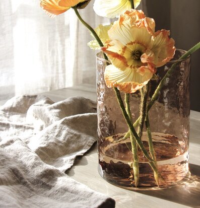 Ljuslykta Hamra Chestnut 15x20 Cm från Majas Cottage som vas