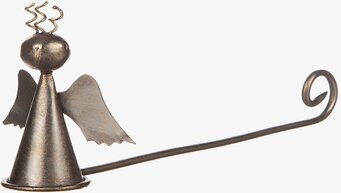 Bild av ljussläckare med unik ängeldesign i plåt