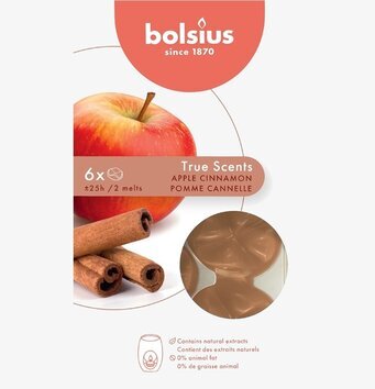 Bild av doftvax med äpple och kanel, stilren design