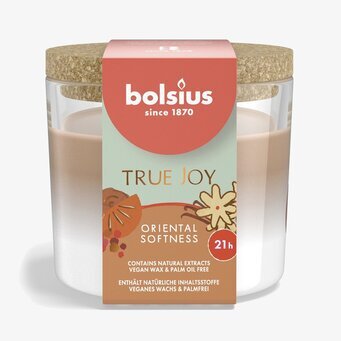 Bild av stilrent doftljus med naturliga ingredienser