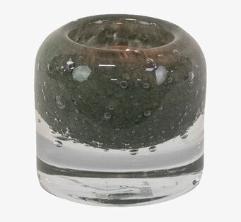 Leah Ljuskopp Mossgrön från Olsson & Jensen i tjockt glas