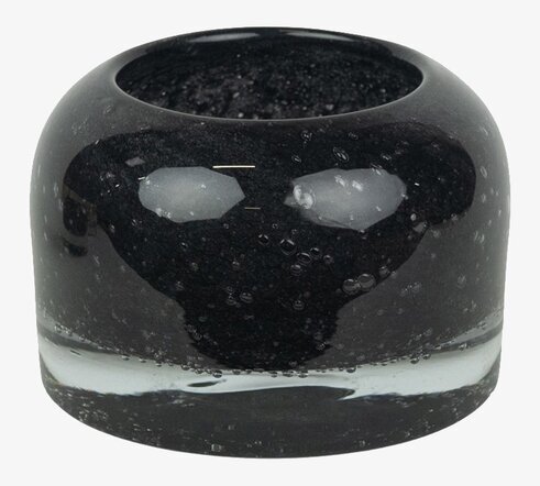 Leah Ljuskopp Svart Stor från Olsson & Jensen, elegant glas