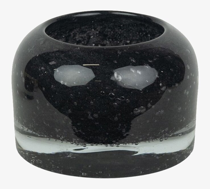 Leah Ljuskopp Svart Stor från Olsson & Jensen, elegant glas
